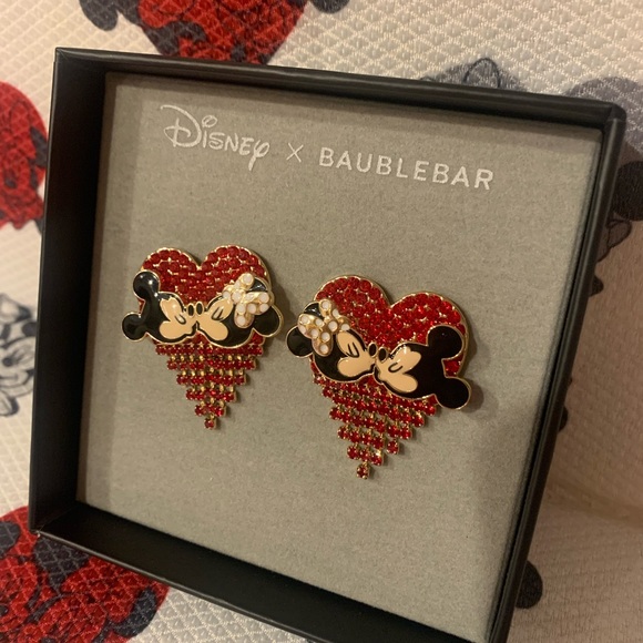 Disney X Baublebar Valentines Day Earrings - Picture 2 of 3